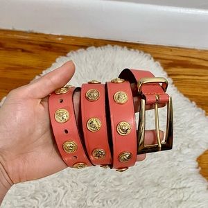 The Limited Lion Head Studded Belt